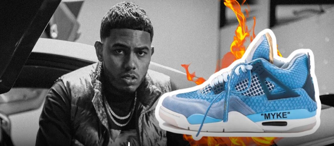 Myke Towers colabora con un famoso footlocker para su versión de sus zapatos  | SuperTrendy.net