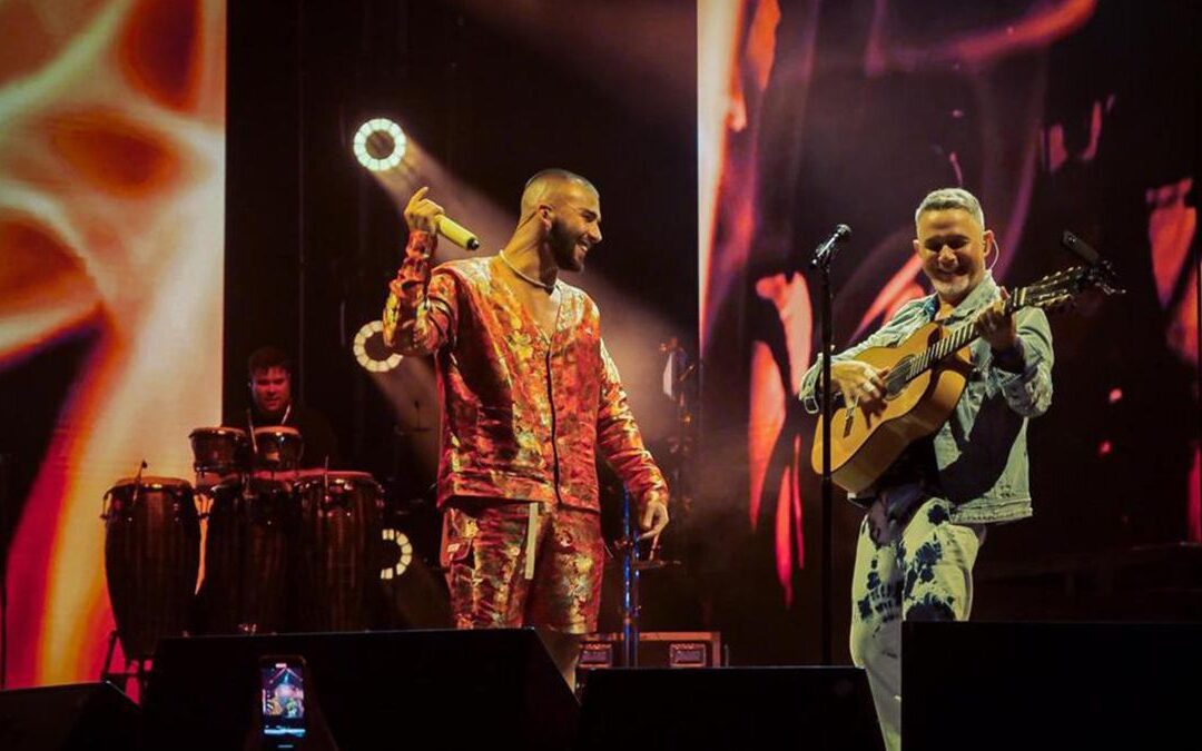 Manuel Turizo canta junto a Alejandro Sanz «Corazón Partío»