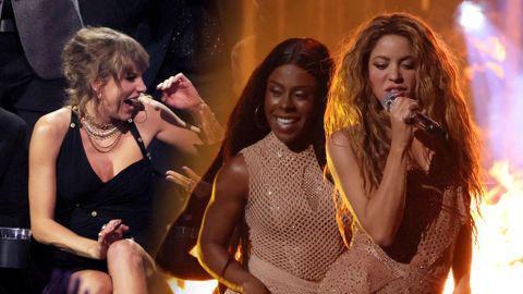 Shakira reacciona al video de Taylor Swift bailando sus temas en los VMAs