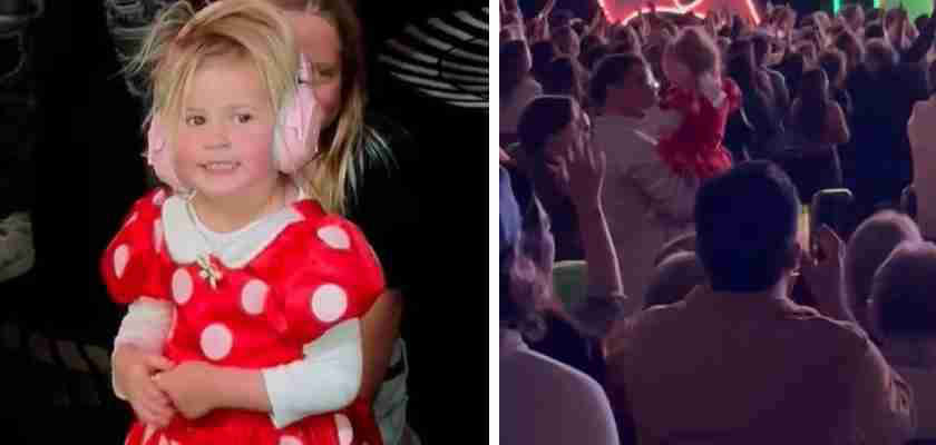 Por primera vez la hija de Katy Perry hizo una aparición pública durante un concierto en Las Vegas
