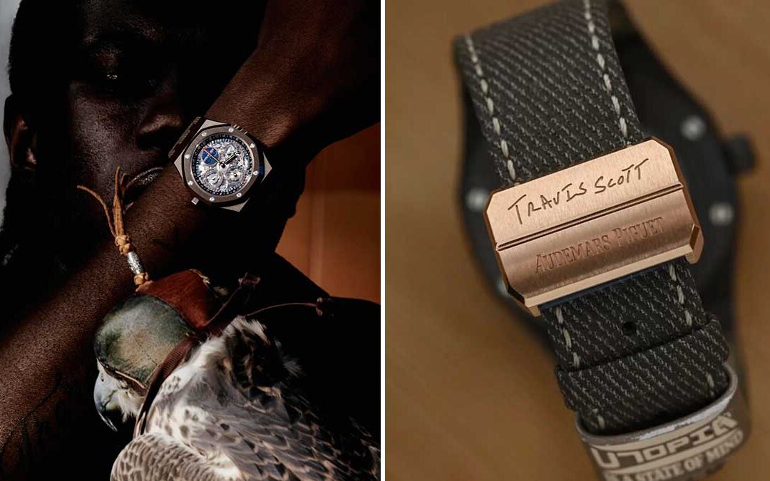 Travis Scott ha lanzado un reloj único de la  mano de Audemars Piguet de más de 200.000 dólares