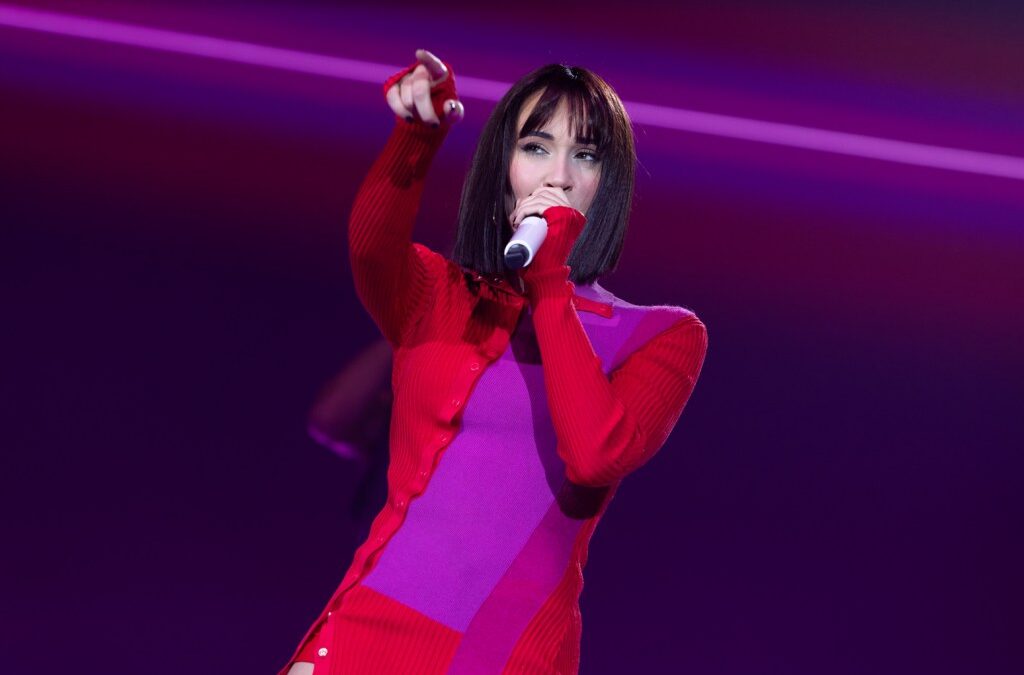Aitana dio un show inolvidable en el Festival Sanremo