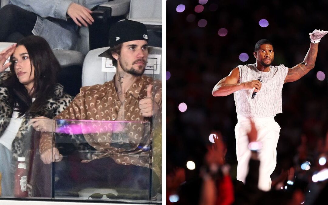 Justin Bieber no actuó con Usher en el medio tiempo del Super Bowl siendo lo más esperado de la noche