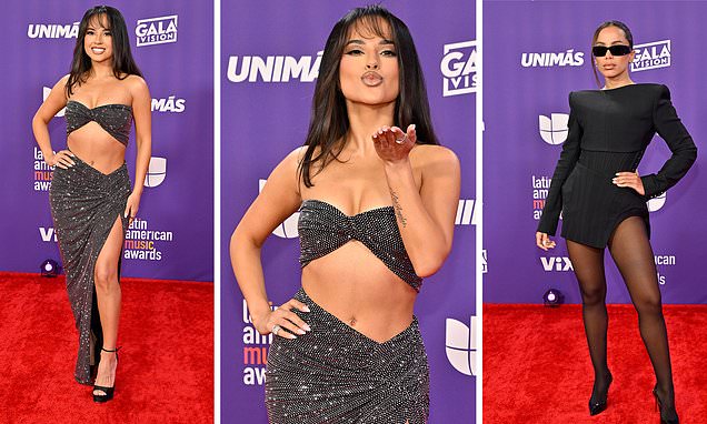 Becky G y Anitta causan furor en la alfombra roja de los Latin American Music Awards