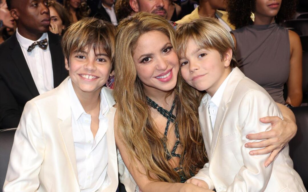 Shakira se derrite de amor tras la puesta en escena de sus hijos Sasha y Milán