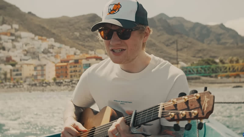 Ed Sheeran graba el videoclip de ‘Tenerife Sea’ en la propia isla 10 años después de su estreno