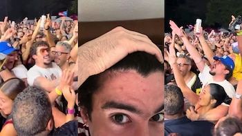Bad Bunny asiste al concierto de residente en Puerto Rico