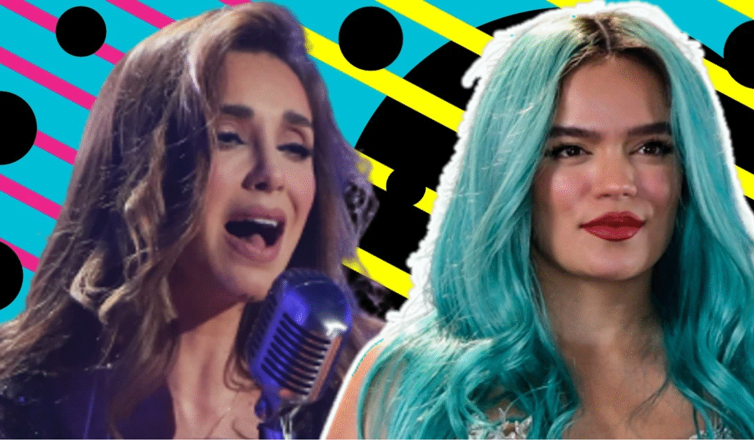 Anahí muestra los moretones que le dejó su ‘pelea’ con Karol G en promo de telenovela para ‘Tropicoqueta