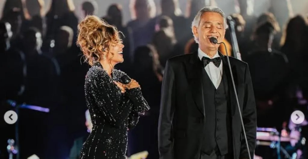 Karol G brilló junto a Andrea Bocelli en histórico megaconcierto en el Vaticano ante 100.000 personas