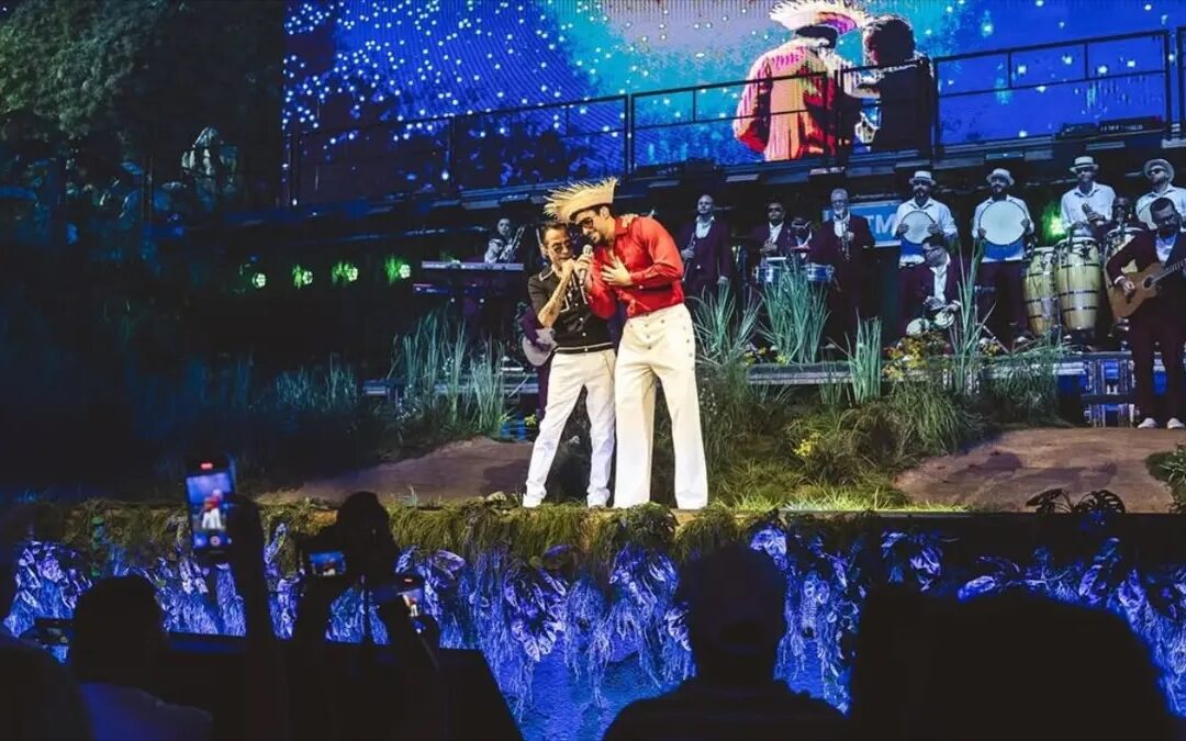 Bad Bunny finalizó su residencia en Puerto Rico con icónico dueto con Marc Anthony