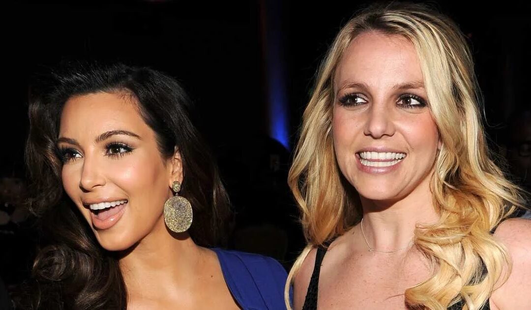 Kim Kardashian y Britney Spears celebraron juntas una fiesta de pijamas